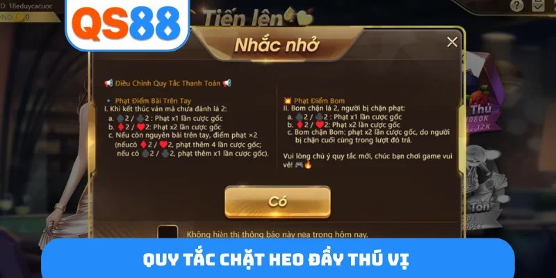 Quy tắc chặt heo đầy thú vị